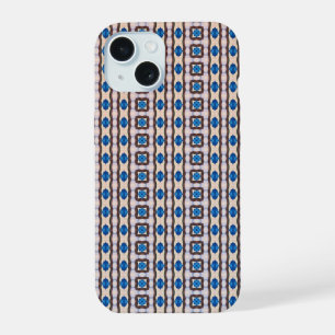 Coque iPhone 15 Motif abstrait géométrique mosaïque moderne 1298