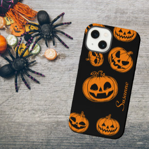 Coque iPhone 15 Motif Citrouille Halloween Téléphone 15 Coque
