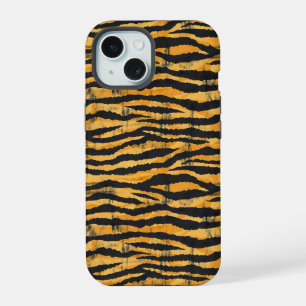 Coque iPhone 15 Motif classique Tiger Stripes