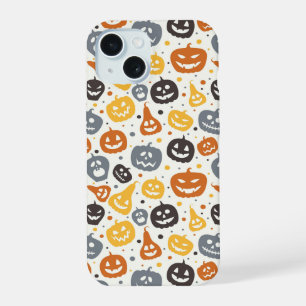 Coque iPhone 15 Motif coloré Jack-O'-Lantern
