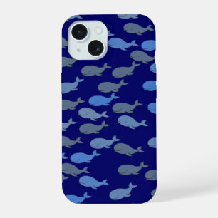 Coque iPhone 15 motif de baleines adorables