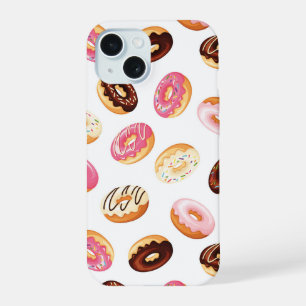 Coque iPhone 15 Motif de beignet sucré