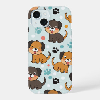 Coque iPhone 15 Motif de chien