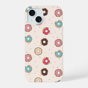 Coque iPhone 15 Motif de donut sucré