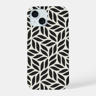 Coque iPhone 15 Motif de feuille élégant moderne