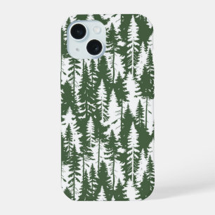 Coque iPhone 15 Motif de forêt boisée