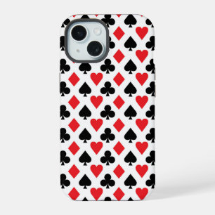 Coque iPhone 15 Motif de jeu de cartes