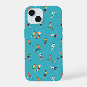 Coque iPhone 15 Motif de joueur de football