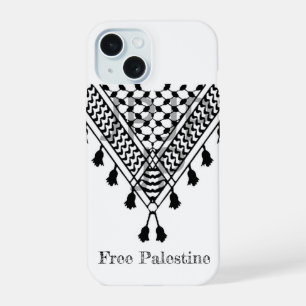 Coque iPhone 15 Motif de Keffiyeh palestinien