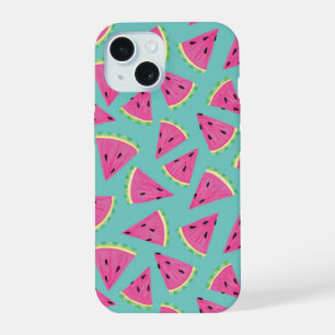 Coque iPhone 15 Motif de melon à la menthe