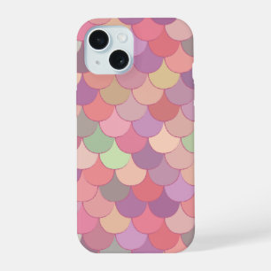 Coque iPhone 15 Motif de sirène rose mignonne