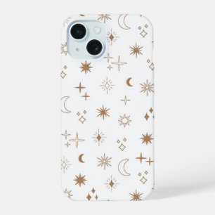 Coque iPhone 15 Motif d'étoile d'astrologie