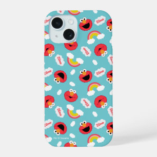 Coque iPhone 15 Motif Elmo et Arcs-en-ciel
