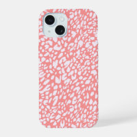 Motif Empreinte de léopard corail