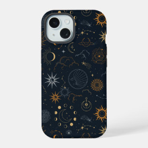 Coque iPhone 15 Motif Étoiles et Planètes