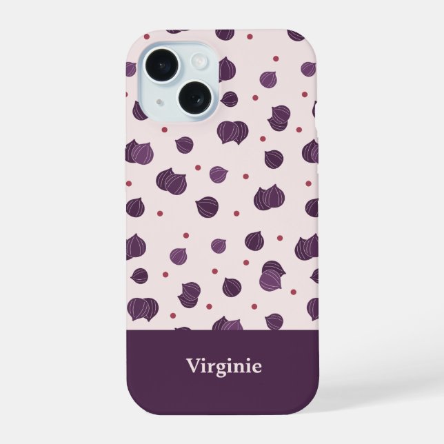 Coque iPhone 15 Motif Fig (Verso)