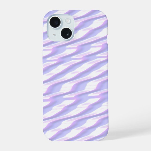 Coque iPhone 15 Motif holographique, abstrait (Verso)
