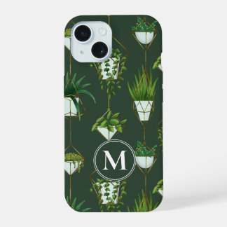 Coque iPhone 15 Motif ménager à accrochage géométrique
