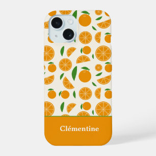 Coque iPhone 15 Motif orange
