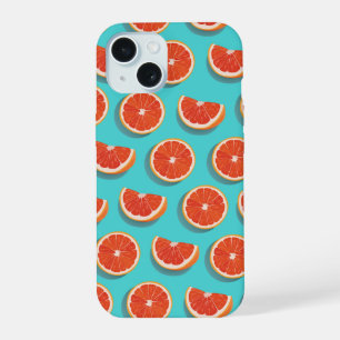Coque iPhone 15 Motif orange juteux doux