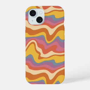 Coque iPhone 15 Motif Rétro Groovy