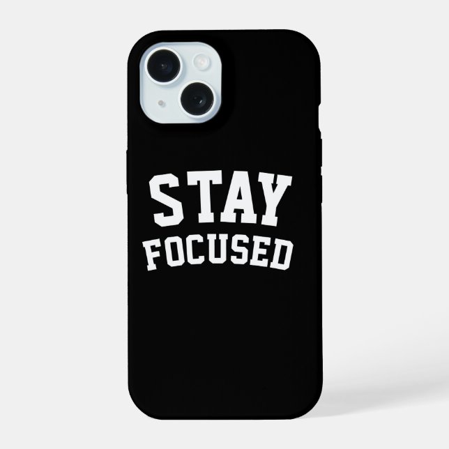 Coque iPhone 15 Motivation minimaliste (Verso)