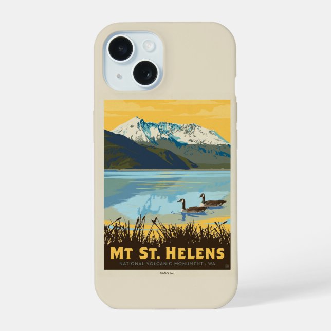 Coque iPhone 15 Mt St. Helens | Washington (Verso)