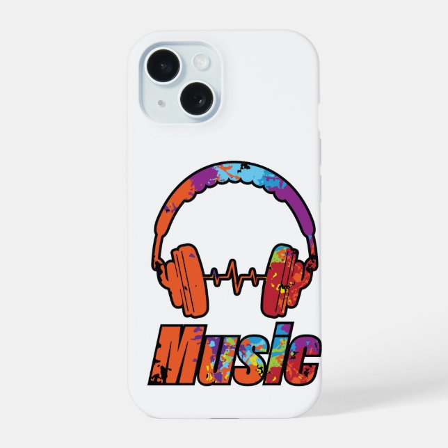 Coque iPhone 15 Musique (Verso)