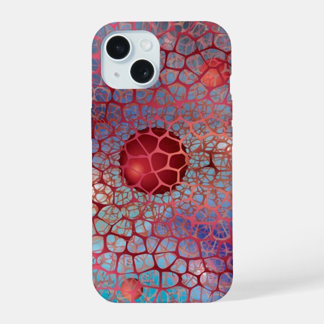 Coque iPhone 15 Mystères du ver (Verso)