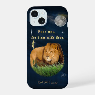 Coque iPhone 15 Ne crains rien car je suis avec toi