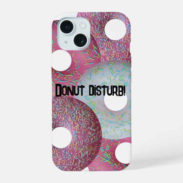 Coque iPhone 15 Ne pas déranger ! (Verso)