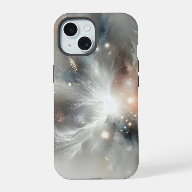 Coque iPhone 15 Nebula céleste Abstraite (Verso)