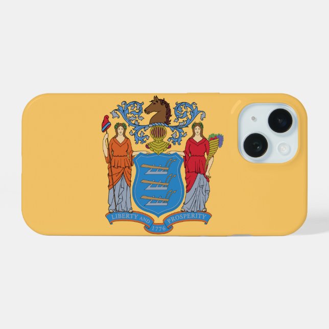 Coque iPhone 15 New Jersey (Verso Horizontal)
