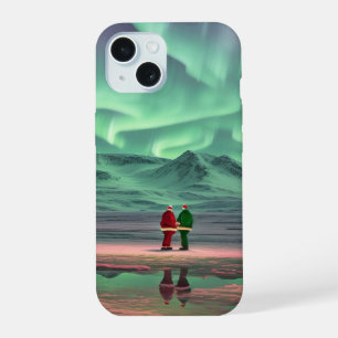 Coque iPhone 15 Noël Aurora