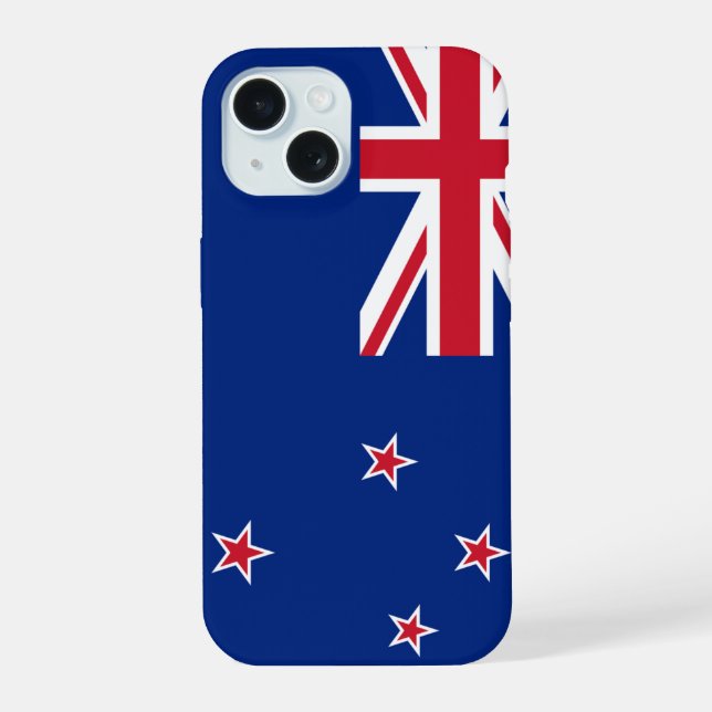 Coque iPhone 15 Nouvelle-Zélande (Verso)