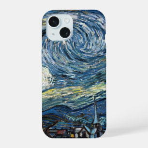 Coque iPhone 15 Nuit étoilée de Van Gogh