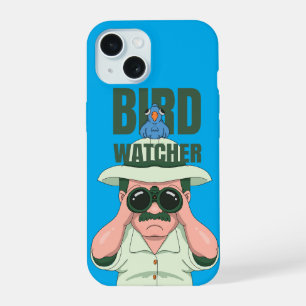 Coque iPhone 15 Observateur d'oiseaux Passion pour l'ornithologie