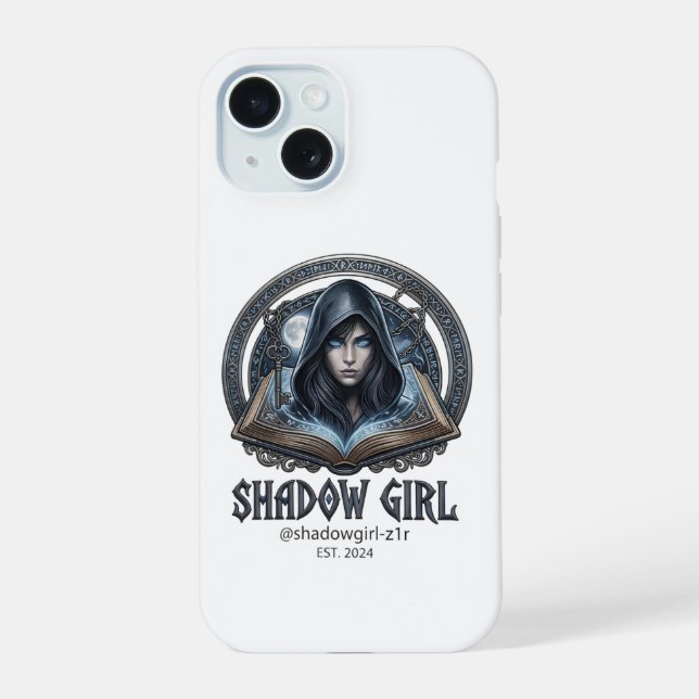 Coque iPhone 15 ombre fille (Verso)