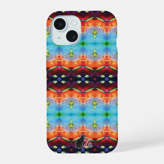 Coque iPhone 15 Orbitaux KCFX (Verso)