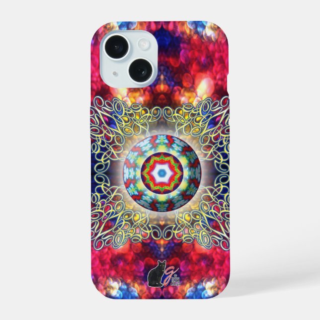 Coque iPhone 15 Orbz Kaleid (Verso)