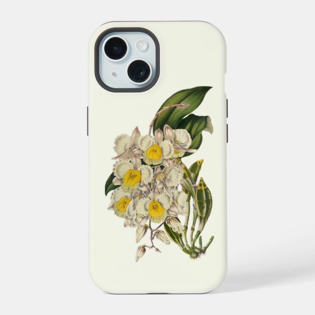 Coque iPhone 15 Orchidée (Verso)