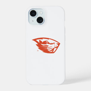 Coque iPhone 15 Oregon State Beavers   Tête de castor
