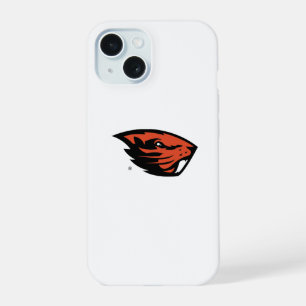 Coque iPhone 15 Oregon State Beavers Tête de castor
