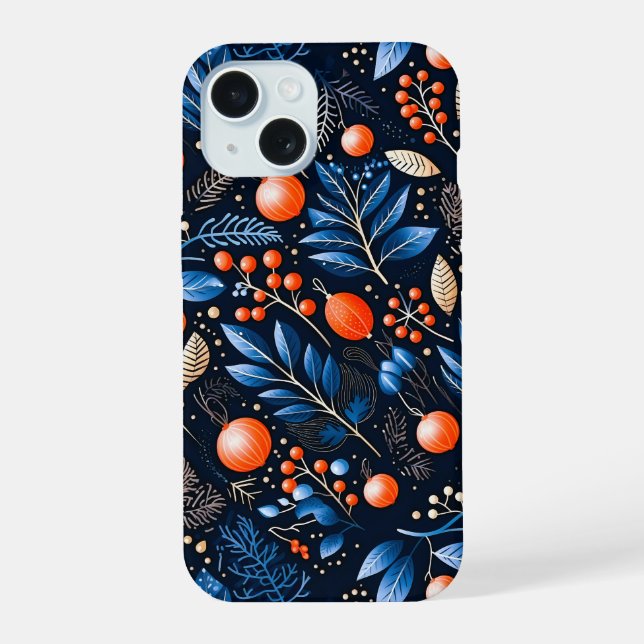 Coque iPhone 15 Ornement de Noël (Verso)