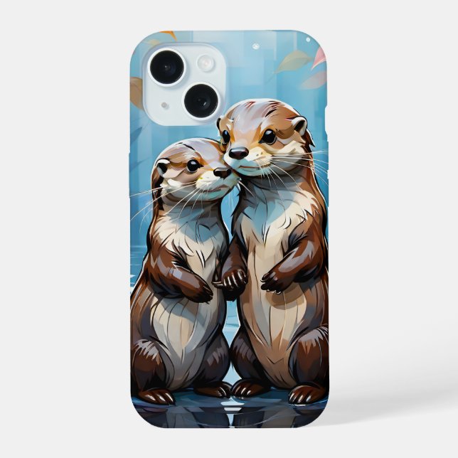 Coque iPhone 15 Otter (Verso)