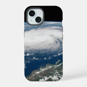 Coque iPhone 15 Ouragan Dorian sur l'océan Atlantique.
