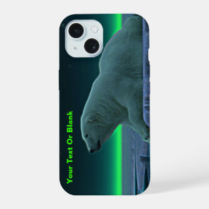 Coque iPhone 15 Ours polaire sur la glace