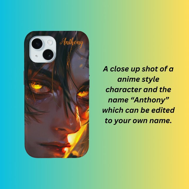 Coque iPhone 15 Oyeux dorés (Créateur téléchargé)