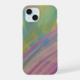 Coque iPhone 15 P9 Couleur Unique Art Abstrait