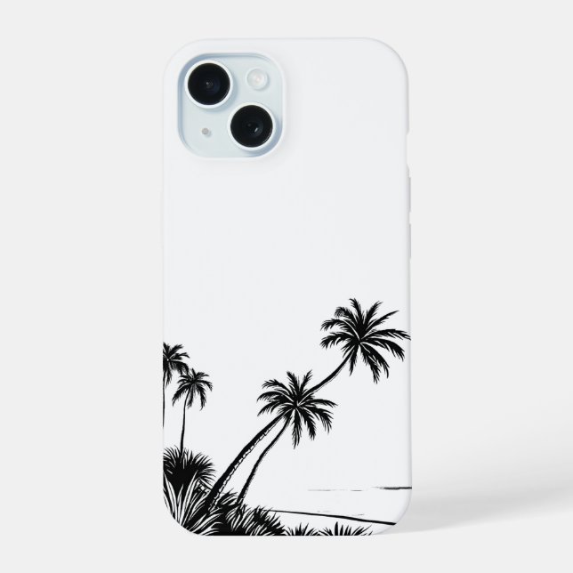 Coque iPhone 15 Palm Beach (Verso)